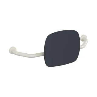 Hewi 801 Rückenstütze 801.51.917299 Wandabstand 230mm, Lehne anthrazitgrau, reinweiß