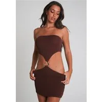 Moda Minx Jerseykleid SCRUNCH Irregular Hoop (1-tlg) mit tollen Cut Outs