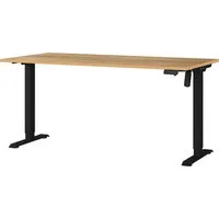 GERMANIA Schreibtisch Boras, Breite 120/140/160/180 cm, Metallgestell, elektrisch höhenverstellbar