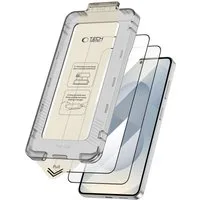 TECH PROTECT Displayschutzglas Quick Set 2er-Pack Gehärtetes Glas für Samsung Galaxy S26 - schwarz für Samsung Galaxy S26, Set, 2er Set mit 9H Glas und Quick Set+ Rahmen