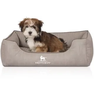 Knuffelwuff Orthopädisches Hundebett Tampa aus laser-gestepptem Kunstleder