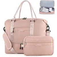 TANTOMI Reisetasche Erweiterbares Reisetasche mit Schuhfach & Kulturbeutel (46x23x32 Handgepäck), Nassfach, Wasserdicht Travel Bag Fitnesstasche Trainingstasche
