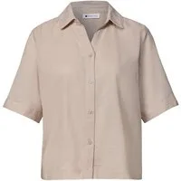 STREET ONE Blusenponcho STREET ONE / Da. Bluse / LTD QR buttoned shirtcollar bl