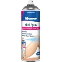 LifeMed Fußspray KÜHL-SPRAY 300ml Kühlspray Spraydose Eisspray Kältespray 82, Vereisungsspray Eiss