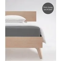 fleuresse Spannbettlaken Comfort, Jersey-Elasthan, Gummizug: rundum, (1 Stück), langlebig & bügelfrei,Perfekte Passform durch POWER-STRETCH