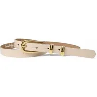 FRONHOFER Taillengürtel Damen Rindleder schmal (1-St) 1,8 cm, vergoldet, fürs Kleid