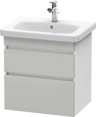 Duravit DuraStyle Waschtischunterbau wandhängend Betongrau & Weiß Matt 580x448x610 mm - DS648000718 DS648000718
