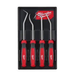 Milwaukee Heavy-Duty Montagehaken Set 4-teilig: flach, gebogen, 90°, 45° - 4932480568