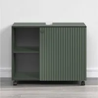 welltime Waschbeckenunterschrank Amrum (1-St) Waschtisch auf Rollen - (B/T/H) wahlweise 60-80/42/64 cm