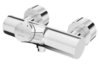Schell Aufputz-Duscharmatur VITUS VD-SC-M/u Selbstschl.,Mischw.,Anschl. unten, chrom, 016110699 016110699