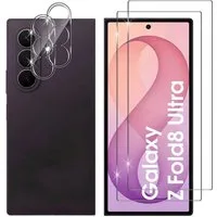 SmartUP Displayschutzglas 2X Schutzglas für Samsung Galaxy Z Fold 8 Ultra Display Panzerfolie 9H für Samsung Galaxy Z Fold 8 Ultra, 4 Stück, Rundumschutz, passgenaue Verarbeitung