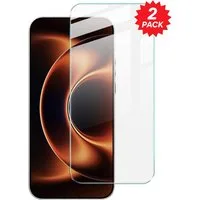 Wigento Displayschutzglas 2x für Xiaomi 17 Ultra 9H Hartglas Anti Kratzer für Xiaomi 17 Ultra, Spar Set 0,26mm 9H 2.5D Hart Glas Folie, hoher Schutz