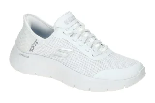 Skechers 124836 WHT GO WALK FLEX - GRAND ENTRY Damen Sneaker wei?/Maschinen W...