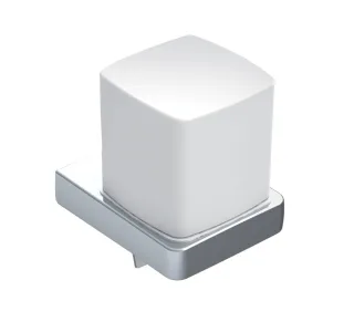 emco trend Einhand-Seifenspender Glasteil satiniert, chrom, 022100101 022100101