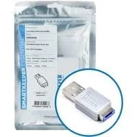 ESSENTIAL Lockable Flash Drive (OM03), USB-Stick Farbcode Dunkelblau