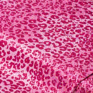 Folienjersey "Leo", rosa-color