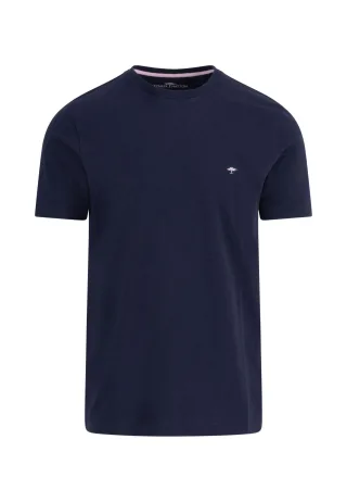 FYNCH-HATTON - T-Shirt, slub navy - Gr. - XL