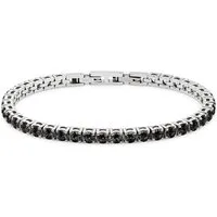 Bruno Banani Tennisarmband Schmuck Geschenk Edelstahlarmband, mit Zirkonia (synth)