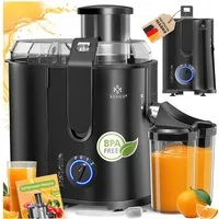 KESSER Entsafter, 1100 W, Entsafter für Obst und Gemüse aus Edelstahl 1100W