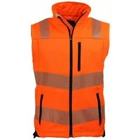 ASATEX Schutzjacke Warnweste, Gr. 2XL orange/schwarz Gr. 2XL