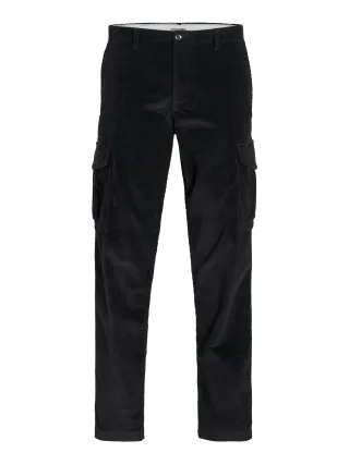 JACK&JONES - JPSTKANE JJBASIC CORDUROY CARGO JNR black - Gr. - 176