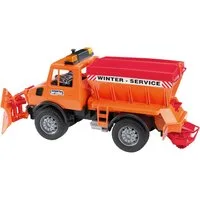 Bruder® Spielzeug-Winterdienst Unimog Winter Service 47 cm (02572), Made in Europe