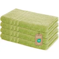 Lavea Handtuch Lavea® 4er Set Handtücher 50x100 cm, Elena Frottiererie, 100% Baumwolle (4er Set), 500 g/m² Frottier, weich & saugstark, pflegeleicht