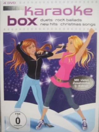 Karaoke Box 4 DVD Set - Duets - Rock Balldas - Christmas Songs