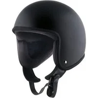 Bores Motorradhelm Gensler Bogo III Black Edition Jethelm, Doppel-D-Verschluss