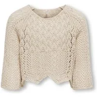 KIDS ONLY Strickpullover KOGNOLA LIFE 3/4 PULLOVER KNT NOOS in toller Handstrick-Optik