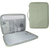 kwmobile Etui Tablet und Tastatur Tasche für Magic Keyboard K380 K480 & 12,9" - 13", Tablettasche mit zahlreichen Taschen Bluetooth Keyboard Schutzhülle