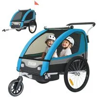TIGGO Fahrradkinderanhänger Kinderanhänger Kinderfahrradanhänger Fahrradanhänger Anhänger, 5-Punkt Sicherheitsgurt