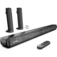 Ultimea Apollo S40 Soundbar 2.2-Kanal (Bluetooth 5.3, 100 W, Teilbare 2-in-1 Soundbar mit 3 EQ-Modi und verstellbarem Bass)