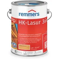 Remmers Holzschutzlasur HK-Lasur 3in1 2,5 Liter, 3facher Holzschutz mit Imprägnierung + Grundierung + Lasur