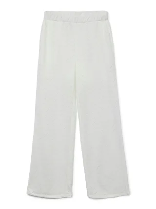 VERO MODA - VMTHAS NW WIDE PANT JRS GA VO snow white - Gr. - M