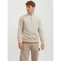 Jack & Jones Sweatshirt JJEBRADLEY SWEAT HALF ZIP NOOS Materialmix, relaxed fit