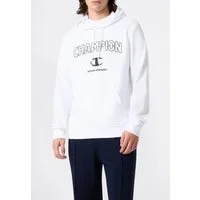 Champion Kapuzensweatshirt Graphic Terry Hoodie mit Rundhalsausschnitt, aus Baumwolle und Polyester
