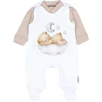 TupTam Strampler TupTam Baby Mädchen Jungen Strampler mit Langarmshirt Aufdruck Spruch