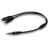 Teufel Audio Y Splitter Kopfhöreranschluss Kabel Audio-Kabel, (27 cm)