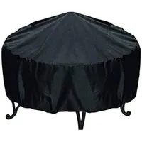 FELIXLEO Abdeckhaube Runde Feuerstellen Abdeckung XL Wasserdicht Staubdicht Garten Terrasse