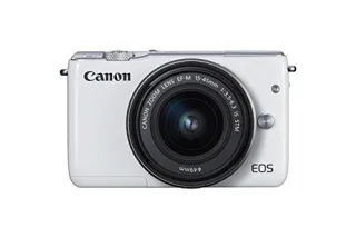 Canon EOS M10 [18MP Full HD 3"] weiß inkl. EF-M 15-45mm 1:35-63 IS STM Objektiv