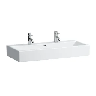 LAUFEN Living City Waschtisch 8184380001041 100 x 46 cm, geschliffen, weiß, 1 Hahnloch