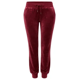 Puma x Rihanna Fenty Velours Enganliegende Damen Jogginghose Dunkelrot