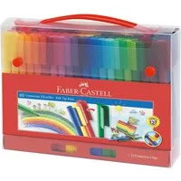 Faber-Castell Filzstift Faber-Castell Connector Koffer - Filzstifte - 60-teilig