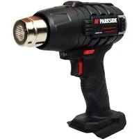 PARKSIDE PERFORMANCE® Akku-Heißluftgebläse 20V Akku Heißluftpistole Heißluftfön PPHLGA 20 (ohne Akku), bis max. 500 °C, 6-stufig einstellbares Gebläse