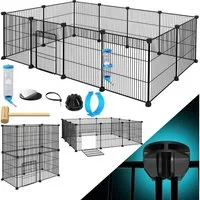 KESSER Freigehege, Freigehege Gittergehege für Kaninchen aus Metallgitter XXL