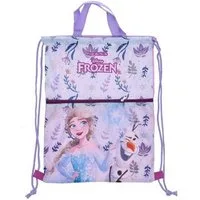 Disney Frozen Turnbeutel Leichter Sportbeutel 45x34,5 cm - Turnbeutel für Kinder (1-tlg), Zusammenfaltbar, Vielseitig einsetzbar