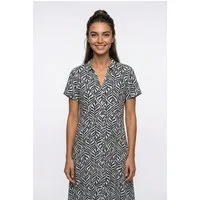 Vero Moda Blusenkleid VMJOSIE S/S CALF SHIRT DRESS WVN GA Viskosemischung, regular fit