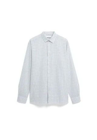 Armedangels - CHECK LONGSLEEVE SHIRT fatigue green - Gr. - L