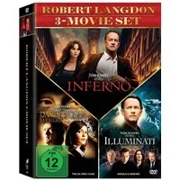 DVD Robert Langdon Movie Collection (3 DVDs)
